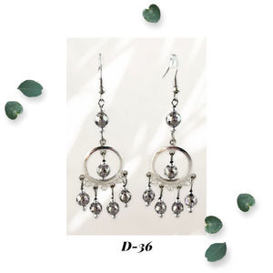 Discovery Disco Silver Chandelier Earrings